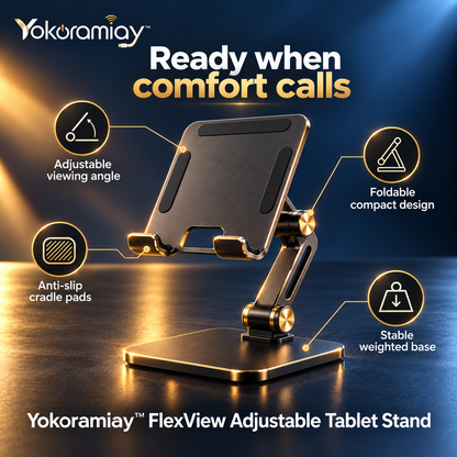 𝚈𝚘𝚔𝚘𝚛𝚊𝚖𝚒𝚊𝚢™ FlexView Adjustable Tablet Stand