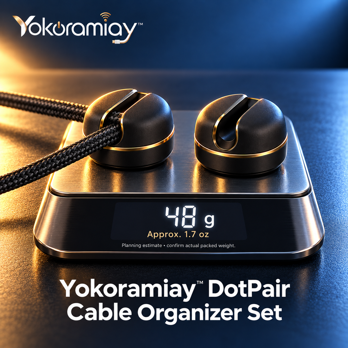 𝚈𝚘𝚔𝚘𝚛𝚊𝚖𝚒𝚊𝚢™ DotPair Cable Organizer Set