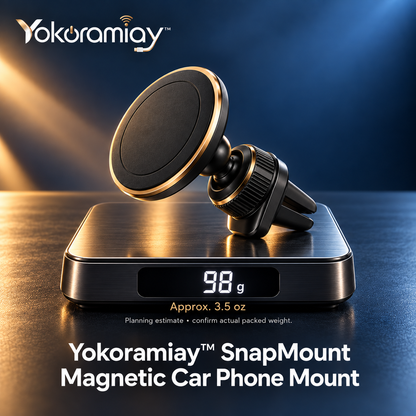 𝚈𝚘𝚔𝚘𝚛𝚊𝚖𝚒𝚊𝚢™ SnapMount Magnetic Car Phone Mount