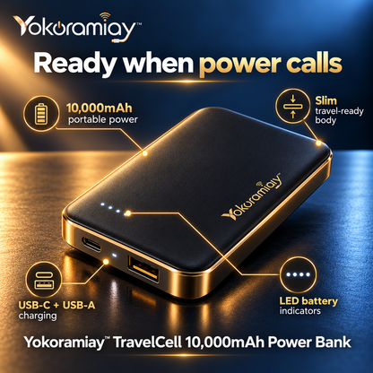 𝚈𝚘𝚔𝚘𝚛𝚊𝚖𝚒𝚊𝚢™ TravelCell 10,000mAh Power Bank