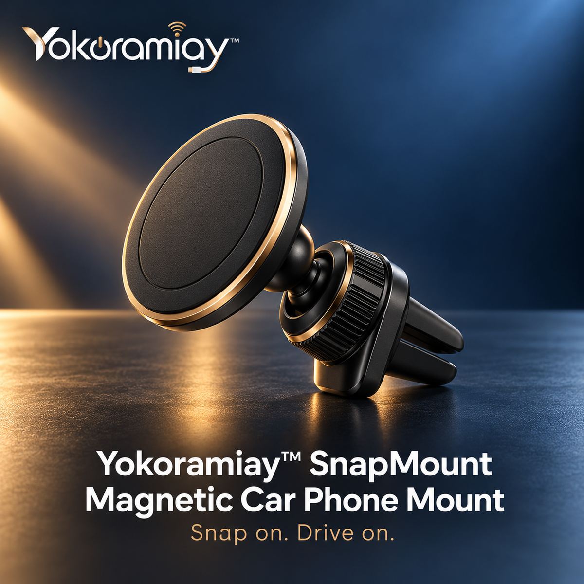 𝚈𝚘𝚔𝚘𝚛𝚊𝚖𝚒𝚊𝚢™ SnapMount Magnetic Car Phone Mount