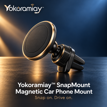 𝚈𝚘𝚔𝚘𝚛𝚊𝚖𝚒𝚊𝚢™ SnapMount Magnetic Car Phone Mount