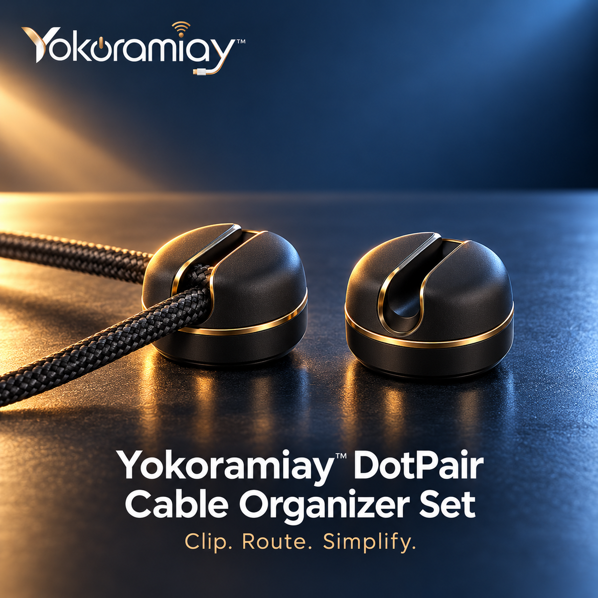 𝚈𝚘𝚔𝚘𝚛𝚊𝚖𝚒𝚊𝚢™ DotPair Cable Organizer Set