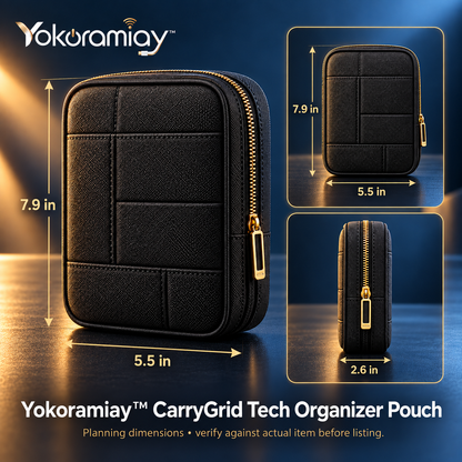 𝚈𝚘𝚔𝚘𝚛𝚊𝚖𝚒𝚊𝚢™ CarryGrid Tech Organizer Pouch