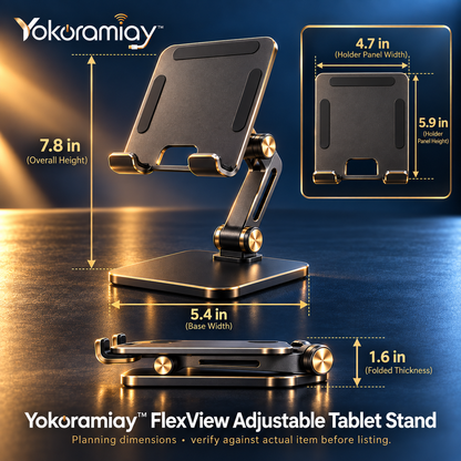 𝚈𝚘𝚔𝚘𝚛𝚊𝚖𝚒𝚊𝚢™ FlexView Adjustable Tablet Stand