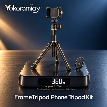 𝚈𝚘𝚔𝚘𝚛𝚊𝚖𝚒𝚊𝚢™ FrameTripod Phone Tripod Kit